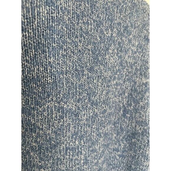 L.L. Bean Womens Cotton Sweater Marled Blue White Size Medium Item ID 501067 - Picture 5 of 9